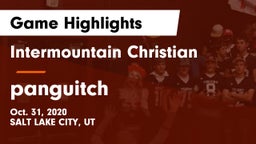 Intermountain Christian vs panguitch Game Highlights - Oct. 31, 2020
