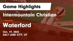 Intermountain Christian vs Waterford Game Highlights - Oct. 19, 2022