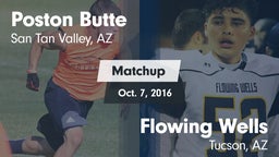 Matchup: Poston Butte High vs. Flowing Wells  2016