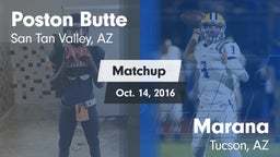 Matchup: Poston Butte High vs. Marana  2016