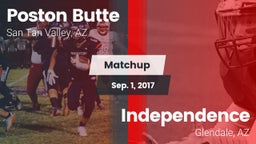 Matchup: Poston Butte High vs. Independence  2017