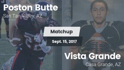 Matchup: Poston Butte High vs. Vista Grande  2017