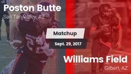 Matchup: Poston Butte High vs. Williams Field  2017