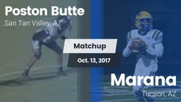 Matchup: Poston Butte High vs. Marana  2017