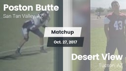 Matchup: Poston Butte High vs. Desert View  2017