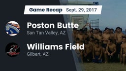 Recap: Poston Butte  vs. Williams Field  2017