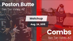 Matchup: Poston Butte High vs. Combs  2018