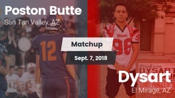 Matchup: Poston Butte High vs. Dysart  2018