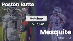 Matchup: Poston Butte High vs. Mesquite  2018