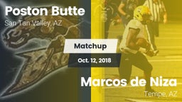 Matchup: Poston Butte High vs. Marcos de Niza  2018