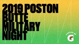 Poston Butte football highlights 2019 Poston Butte Military Night