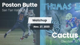 Matchup: Poston Butte High vs. Cactus  2020