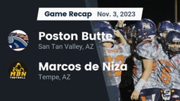 Recap: Poston Butte  vs. Marcos de Niza  2023