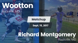 Matchup: Wootton  vs. Richard Montgomery  2017