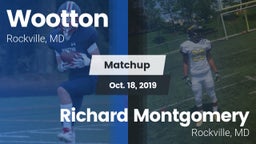 Matchup: Wootton  vs. Richard Montgomery  2019