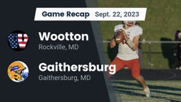 Recap: Wootton  vs. Gaithersburg  2023