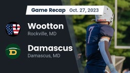 Recap: Wootton  vs. Damascus  2023