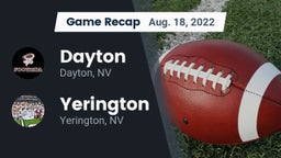Recap: Dayton  vs. Yerington  2022