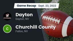 Recap: Dayton  vs. Churchill County  2022