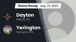 Recap: Dayton  vs. Yerington  2023