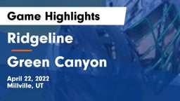 Ridgeline  vs Green Canyon  Game Highlights - April 22, 2022