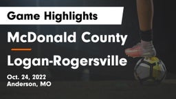McDonald County  vs Logan-Rogersville  Game Highlights - Oct. 24, 2022