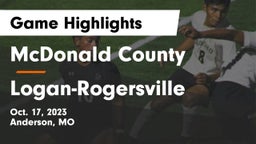 McDonald County  vs Logan-Rogersville  Game Highlights - Oct. 17, 2023