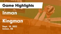 Inman  vs Kingman  Game Highlights - Sept. 10, 2022