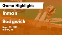 Inman  vs Sedgwick  Game Highlights - Sept. 26, 2023