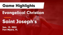 Evangelical Christian  vs Saint Joseph’s  Game Highlights - Jan. 13, 2024