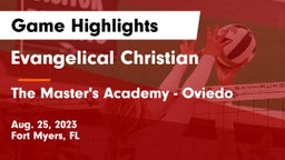 Evangelical Christian  vs The Master's Academy - Oviedo Game Highlights - Aug. 25, 2023