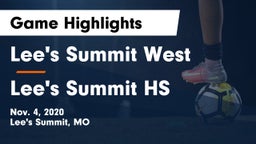 Lee's Summit West  vs Lee's Summit HS Game Highlights - Nov. 4, 2020