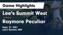 Lee's Summit West  vs Raymore Peculiar  Game Highlights - Sept. 27, 2021