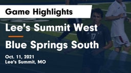 Lee's Summit West  vs Blue Springs South  Game Highlights - Oct. 11, 2021