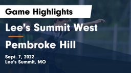 Lee's Summit West  vs Pembroke Hill  Game Highlights - Sept. 7, 2022
