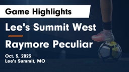 Lee's Summit West  vs Raymore Peculiar  Game Highlights - Oct. 5, 2023