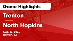 Trenton  vs North Hopkins   Game Highlights - Aug. 17, 2023