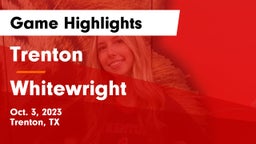 Trenton  vs Whitewright  Game Highlights - Oct. 3, 2023