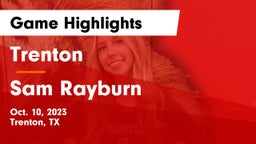 Trenton  vs Sam Rayburn  Game Highlights - Oct. 10, 2023