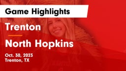 Trenton  vs North Hopkins   Game Highlights - Oct. 30, 2023