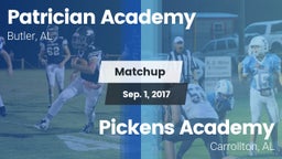 Matchup: Patrician Academy vs. Pickens Academy  2017