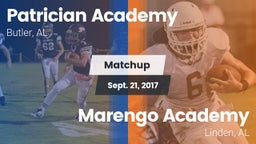 Matchup: Patrician Academy vs. Marengo Academy  2017