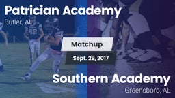 Matchup: Patrician Academy vs. Southern Academy  2017