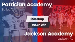 Matchup: Patrician Academy vs. Jackson Academy  2017