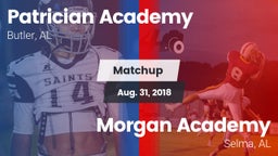 Matchup: Patrician Academy vs. Morgan Academy  2018