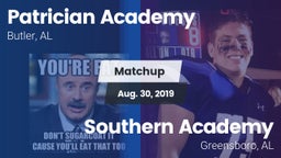 Matchup: Patrician Academy vs. Southern Academy  2019