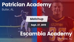 Matchup: Patrician Academy vs. Escambia Academy  2019