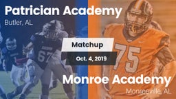 Matchup: Patrician Academy vs. Monroe Academy  2019
