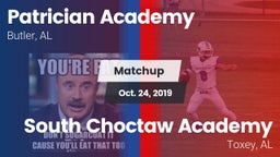 Matchup: Patrician Academy vs. South Choctaw Academy  2019