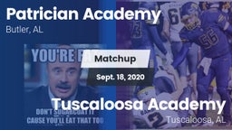 Matchup: Patrician Academy vs. Tuscaloosa Academy  2020